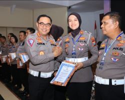 Satlantas Polres Lumajang Raih Penghargaan Dari Dirlantas Polda Jatim