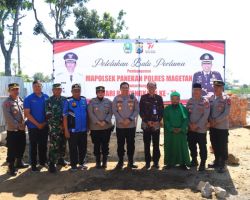 Polres Magetan Terima Kado Pembangunan Mapolsek Panekan di Hari Bhayangkara Ke 77