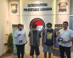 Polrestabes Surabaya Berhasil Ungkap Peredaran Narkoba, Dua Oknum Juru Parkir Diamankan