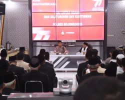 Sambut Hari Bhayangkara ke – 77, Polres Bojonegoro Gelar Doa Bersama Lintas Agama