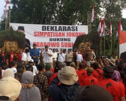 Ribuan Simpatisan Jokowi Ponorogo Deklarasikan Prabowo Capres 2024