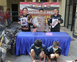Polsek Kenjeran Tangkap 2 Begal Motor, AKBP Herlina Himbau Masyarakat Tingkatkan Kewaspadaan