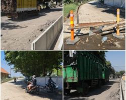 Proyek Jalan Beton Ruas PG di Sidoarjo Masuk Tahap Pengecoran Pondasi dan Pemasangan Drainase