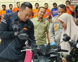 Tidak Percuma Lapor Polisi, Polda Jatim Berhasil Temukan dan Kembalikan Motor Korban Pencurian