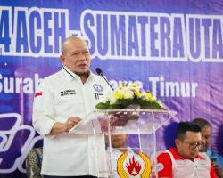 Di Kejurnas BK PON 2024 Muaythai, LaNyalla Harap Atlit Bertanding Junjung Tinggi Sportivitas