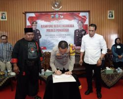 Polres Panorogo Launching Kampung Bebas Narkoba
