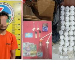 Operasi Tumpas Narkoba, Polres Tulungagung Tangkap Pengedar Sabu dan Okerbaya