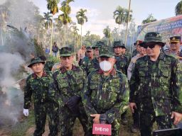 Kepala BNN Pimpin Langsung Pemusnahan Lahan Ganja di Aceh Utara