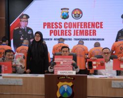 Awal Tahun 2023, Polres Jember Berhasil Amankan 10 Tersangka Pengedar Narkoba