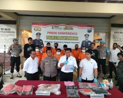 Polresta Banyuwangi Ungkap Kasus Atensi Publik, Empat Tersangka Curanmor Diamankan