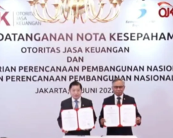 OJK-Bappenas Sinergikan Kebijakan Jasa Keuangan & Rencana Pembangunan