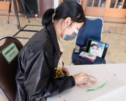 Peringati Hari Pendidikan Nasional 2021, Dispendik Surabaya Gelar Kegiatan Melukis On The Spot