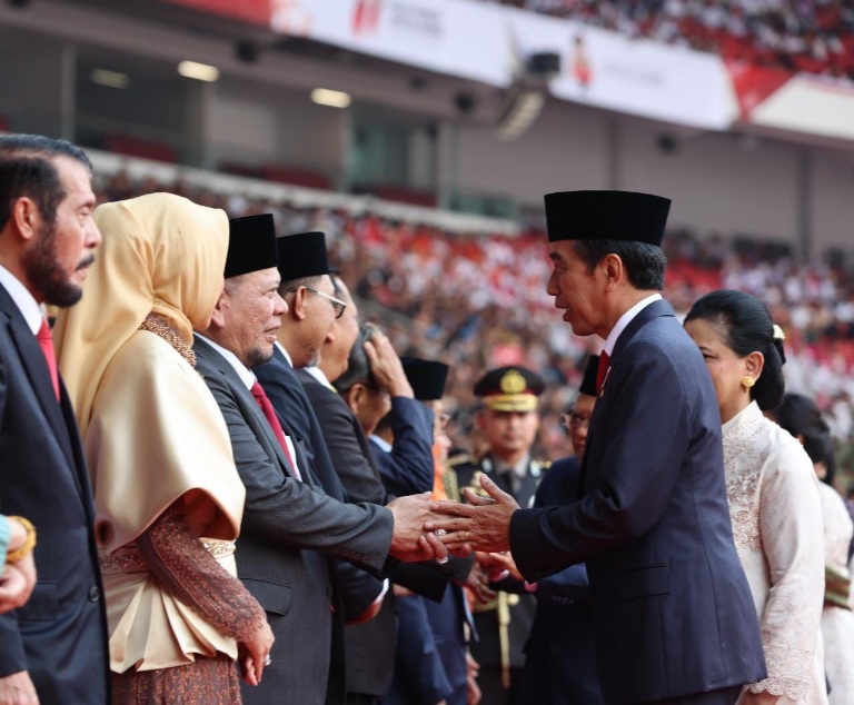 Hadiri HUT ke-77 Bhayangkara, LaNyalla Berharap Polri Tingkatkan Pelayanan 