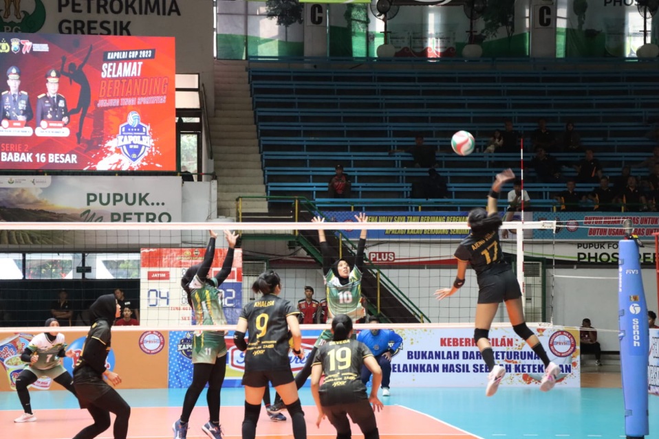 Tim Voli Putri Jatim Lolos Babak 8 Besar Kapolri Cup 2023