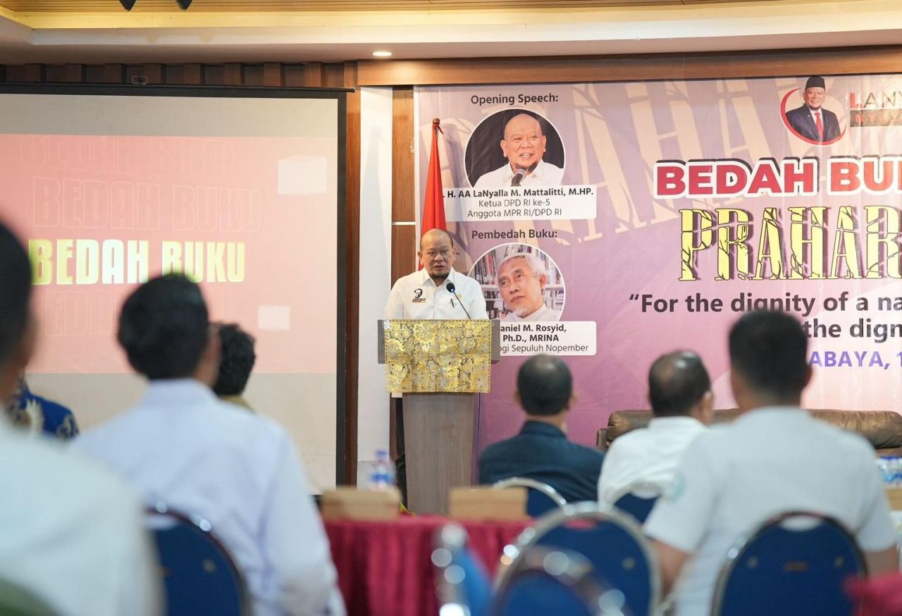 Buka Bedah Buku Prahara Bangsa, LaNyalla Ulas Imperialisme Moderen dan Harapan kepada Presiden Prabowo