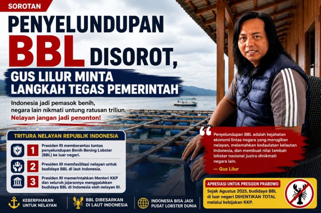 Penyelundupan BBL Disorot, Gus Lilur Minta Langkah Tegas Pemerintah