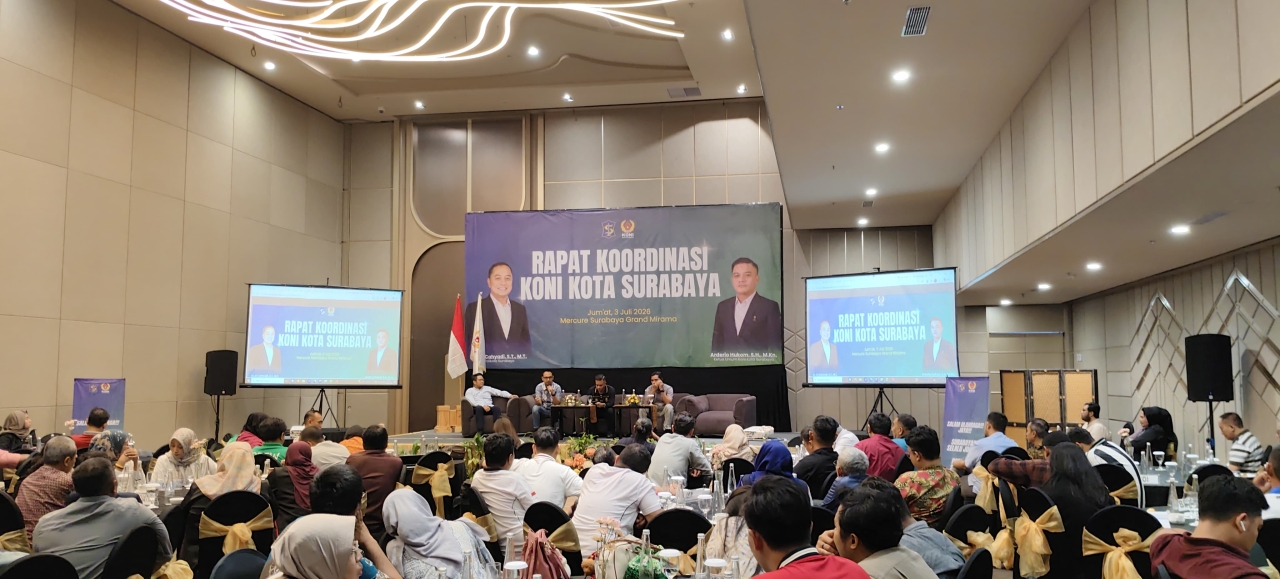 KONI Surabaya Tindak Lanjuti Keluhan Fasilitas Latihan dalam Rakor Bersama Cabor