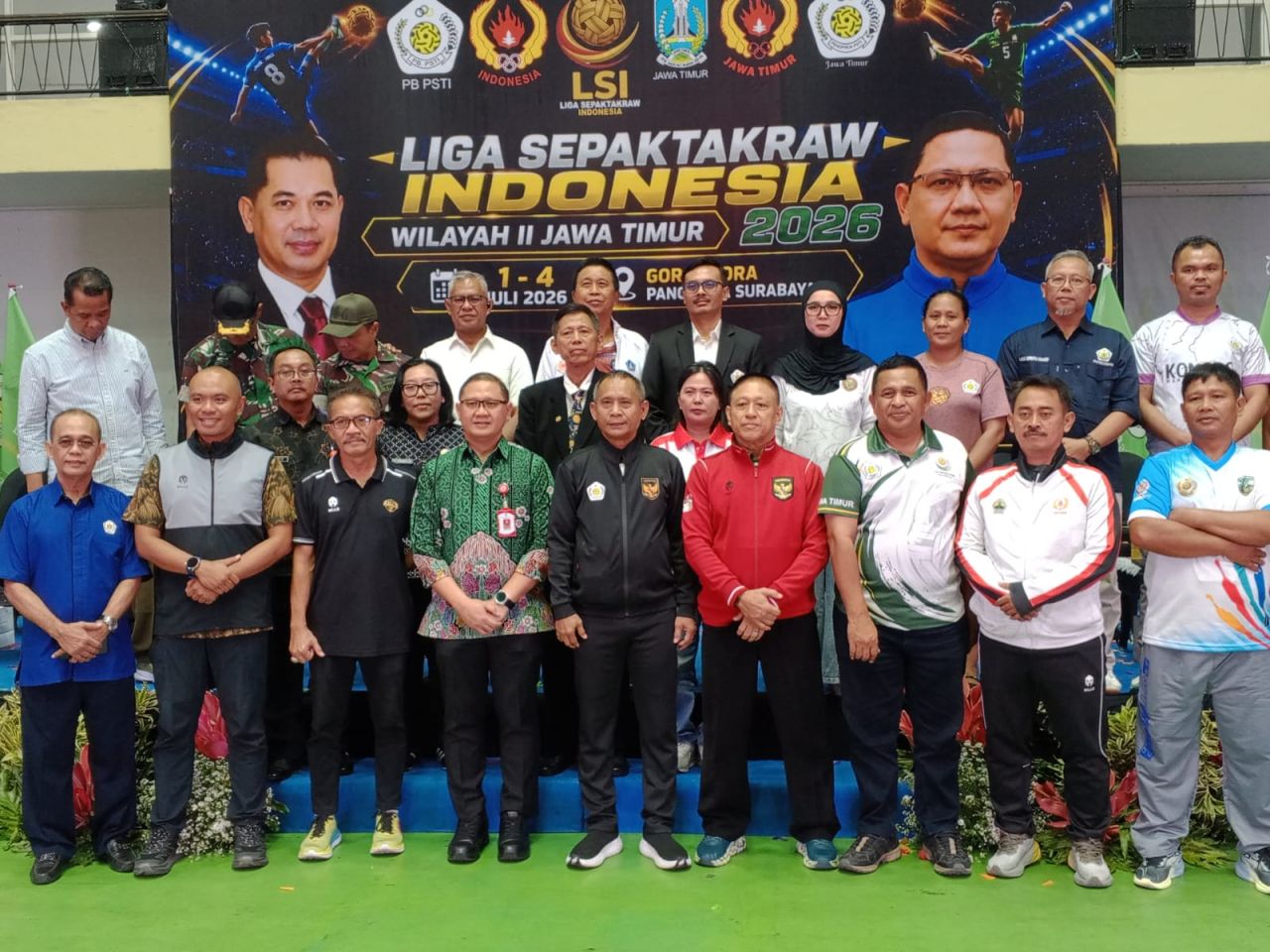 Pengprov PSTI Jatim Sukses Jadi Tuan Rumah Pembukaan Liga Sepak Takraw Indonesia 2026