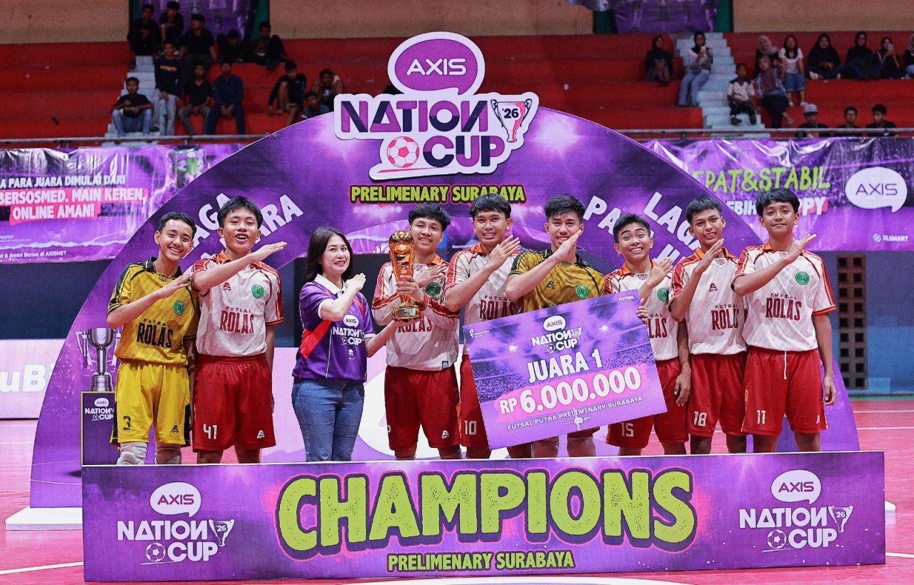 AXIS Nation Cup 2026 Surabaya Meriah, SMAN 12 Surabaya Raih Gelar Juara