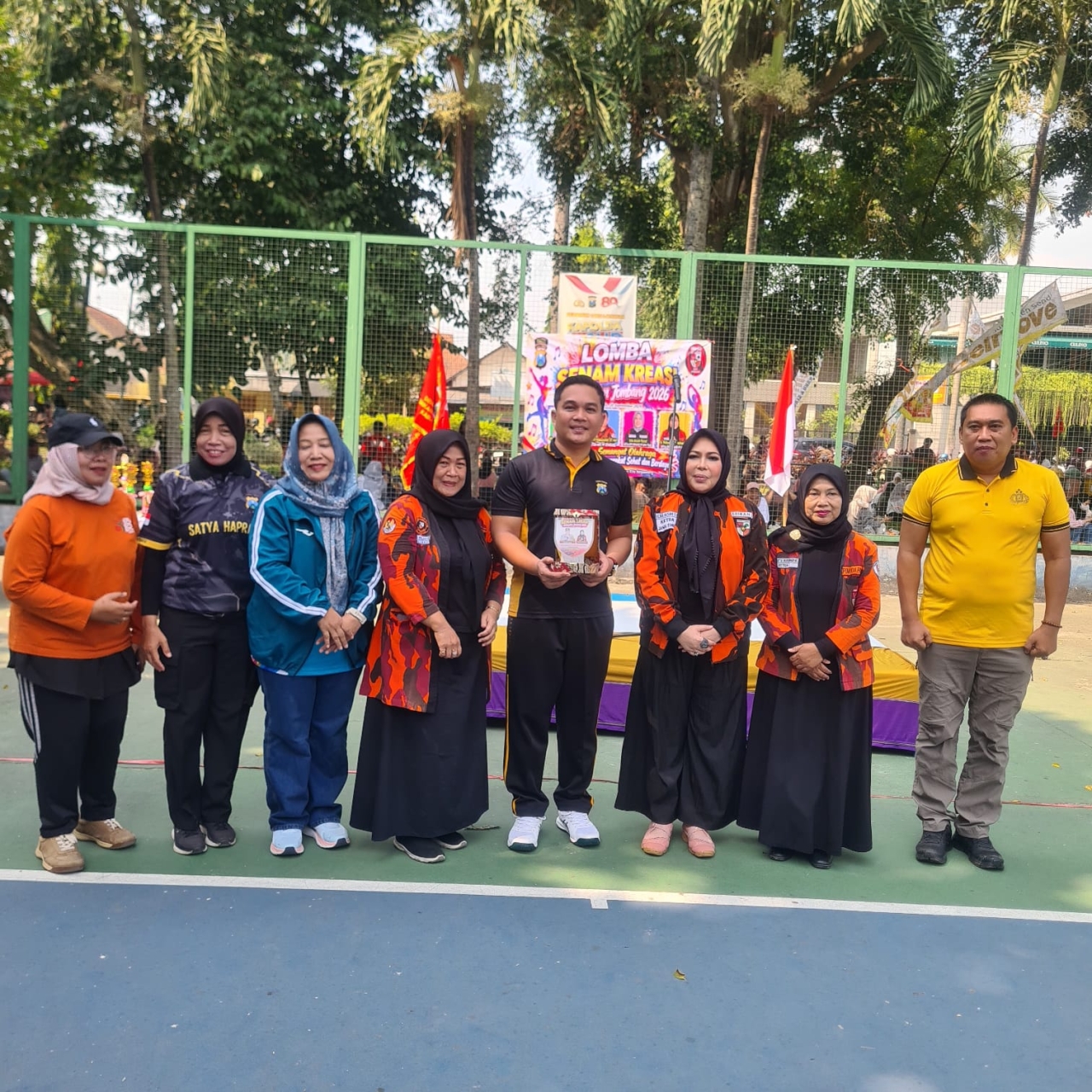 Semangat Sehat dan Gotong Royong, Srikandi Pemuda Pancasila Gelar Senam Kreasi Jombang