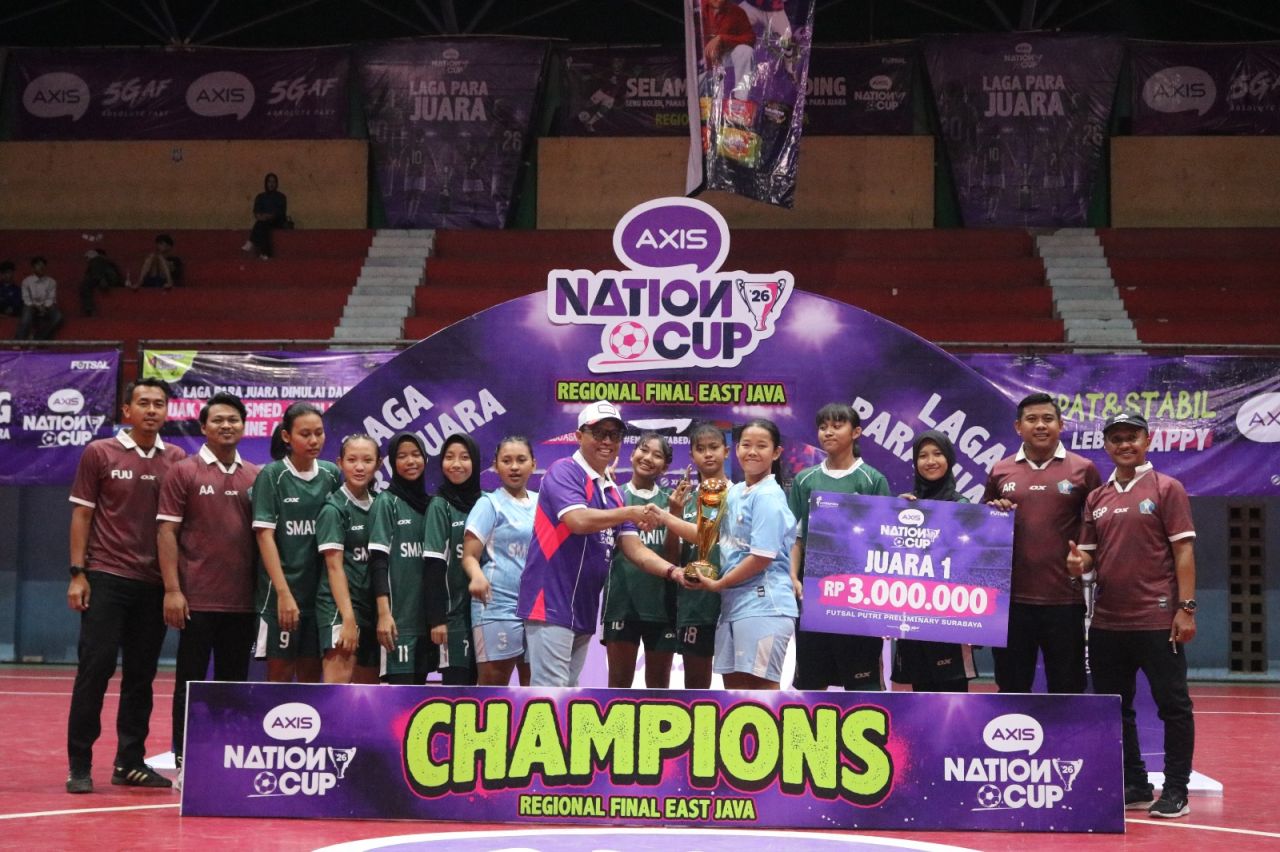SMAN 2 Mataram dan SMAN 1 Wonoayu Jadi Kampiun Final Regional AXIS Nation Cup 2026 East Java Balinus