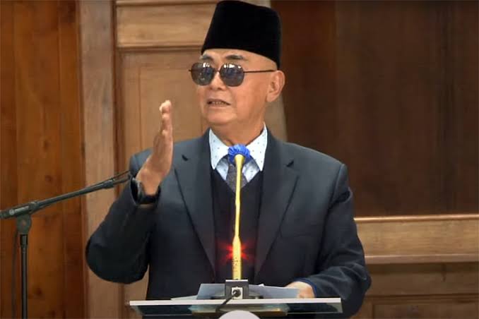 <p><strong>Pengasuh Pondok Pesantren Al Zaytun Panji Gumilang.</strong></p>