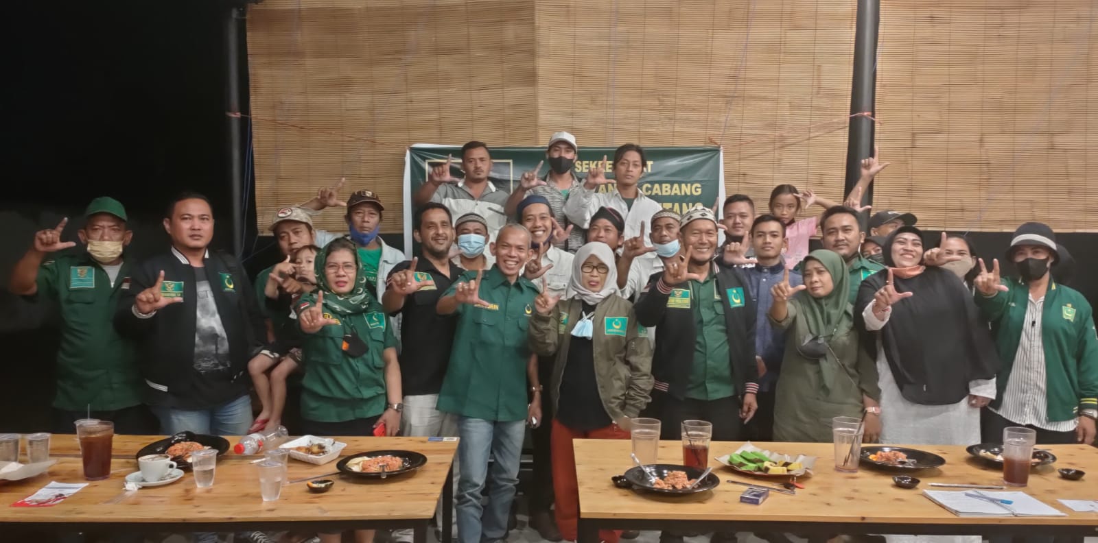 Konsolidasi Partai Bulan Bintang di kecamatan Gunung Anyar Kota Surabaya