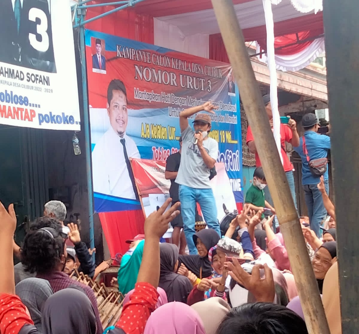 Kampanye Cakades Cilibur Ahmad Sofani