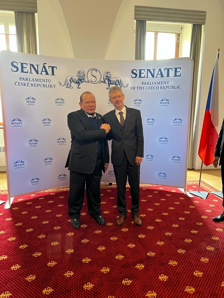 Temui Presiden Senat Ceko, LaNyalla Berharap Hubungan Bilateral Kian Berkembang