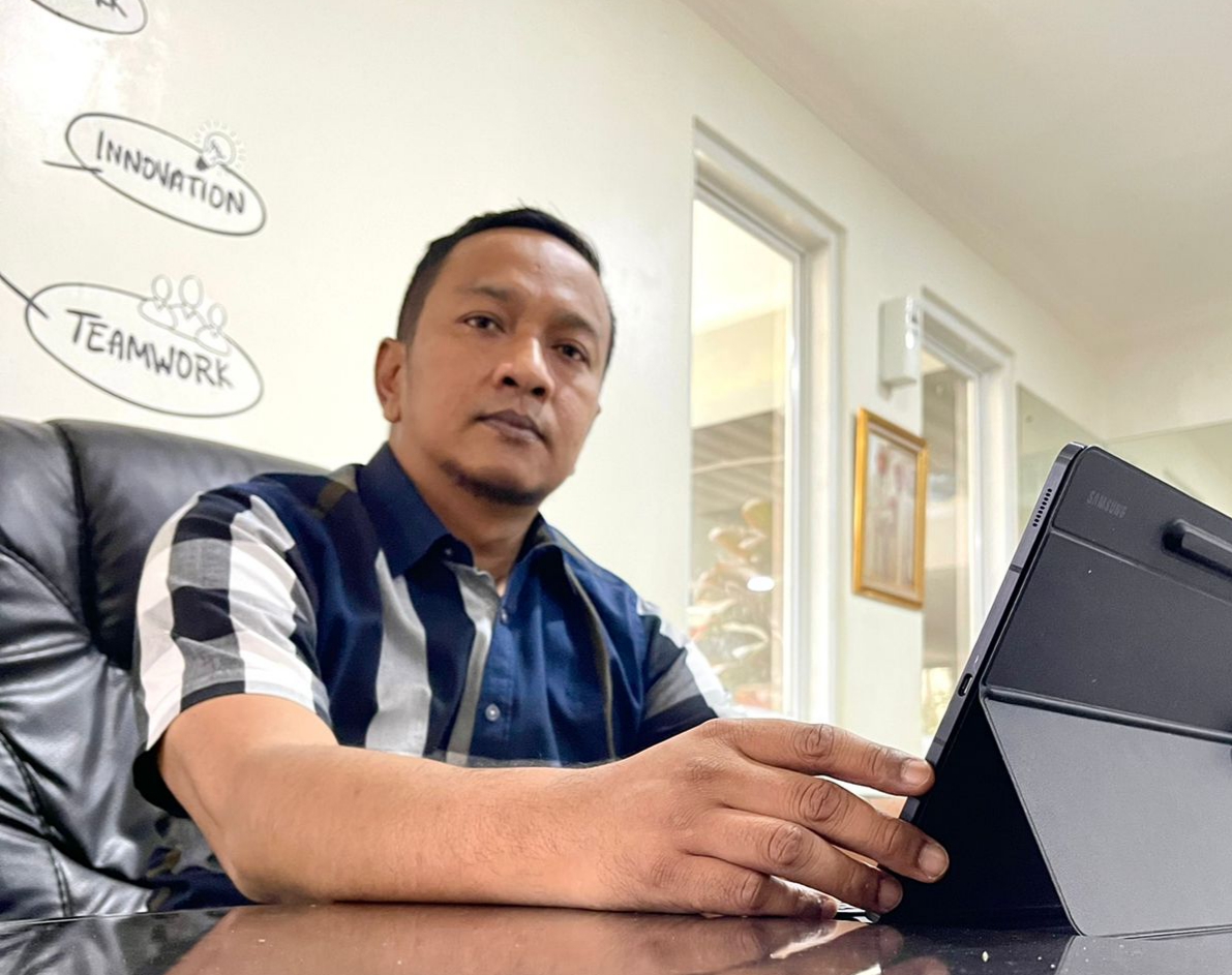 Sekretaris PDK Kosgoro Kota Bekasi yang juga Praktisi Kesehatan di Kota Bekasi, Ikhsan Nurjamil.